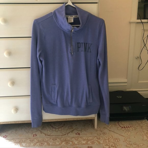 Small PINK by Victoria's Secret Periwinkle Sweater - Picture 2 of 4